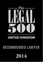 Legal 500 recommended lawyer 2014